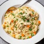 Creamy Chicken Pot Pie Orzo Recipe