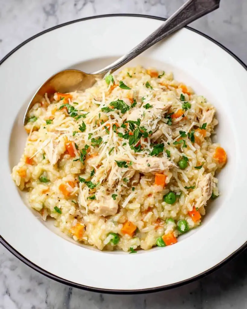 Creamy Chicken Pot Pie Orzo Recipe