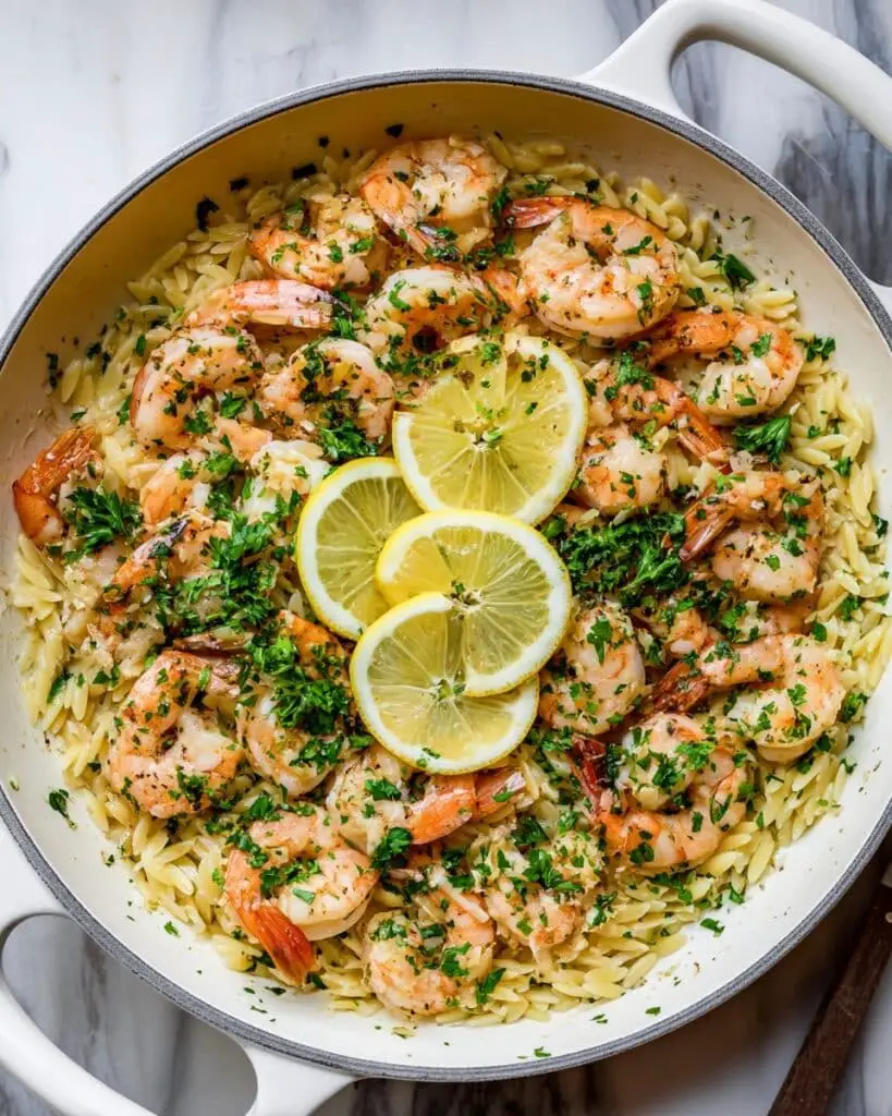 Shrimp Scampi Orzo Recipe