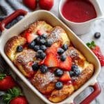 Croissant French Toast Bake with Berries Recipe