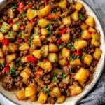 Ground Beef and Potatoes Skillet Recipe