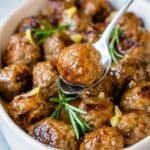 Garlic Rosemary Whole 30 Meatballs Recipe