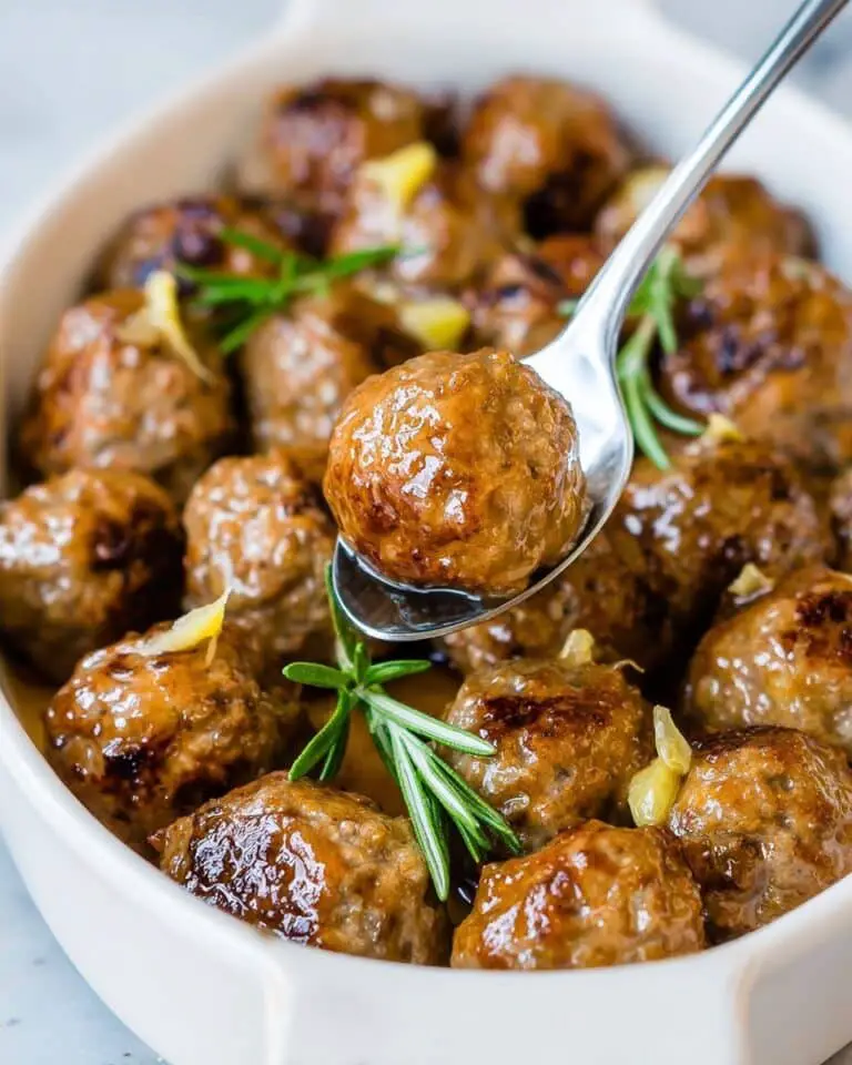 Garlic Rosemary Whole 30 Meatballs Recipe