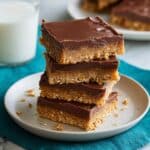 Chewy Peanut Butter Bars with Chocolate Frosting Recipe
