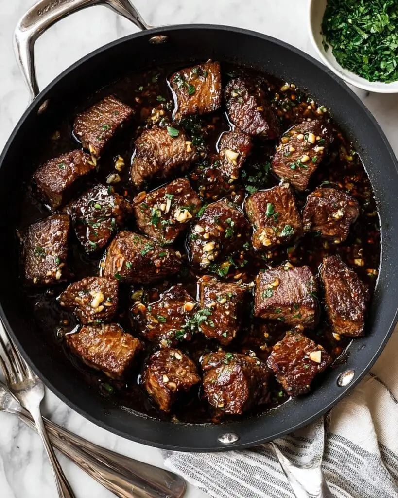 Garlic Butter Steak Bites Recipe