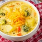 Creamy Broccoli Potato Soup with Cheddar Recipe