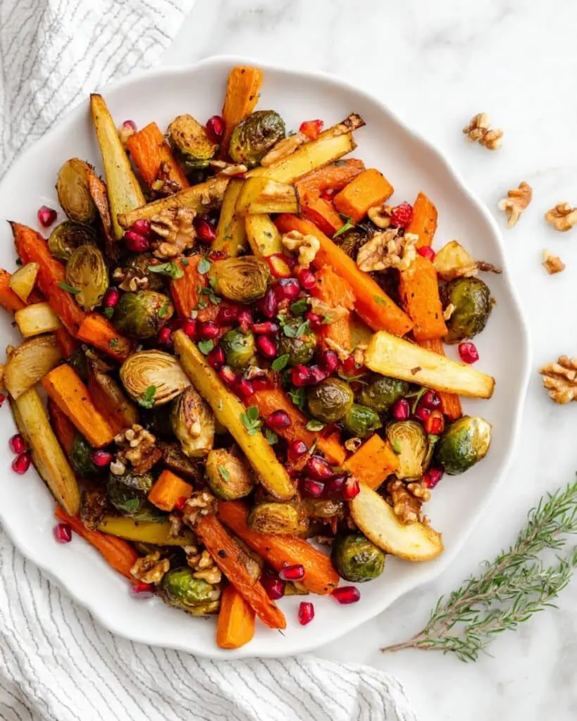 Easy Maple Roasted Fall Vegetables Recipe