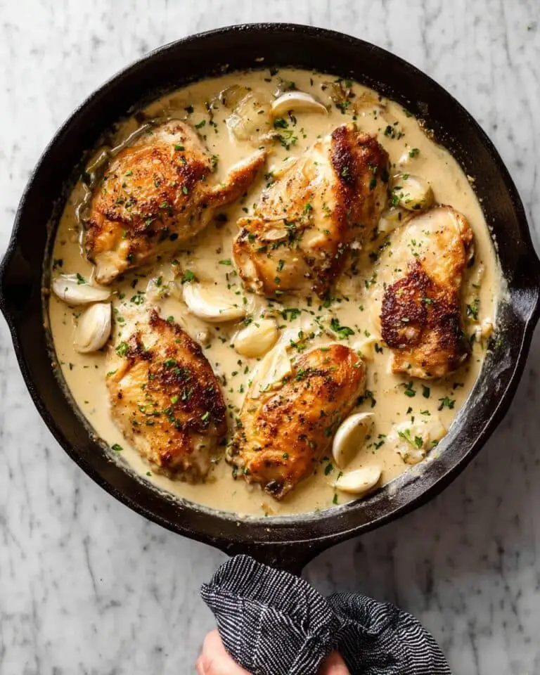 Creamy Garlic Chicken Recipe