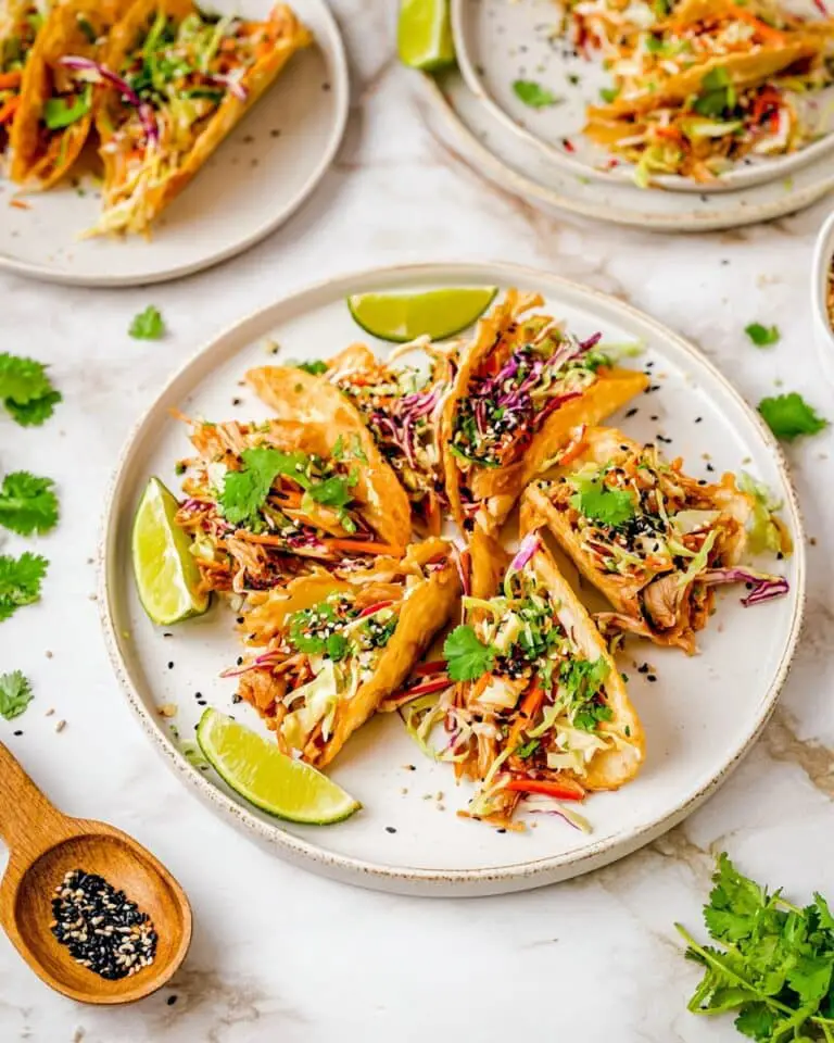 Copycat Applebee’s Chicken Wonton Tacos Recipe