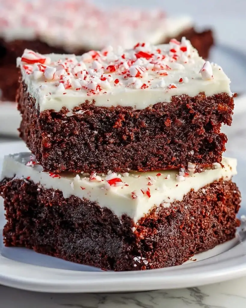 Peppermint Bark Brownies Recipe