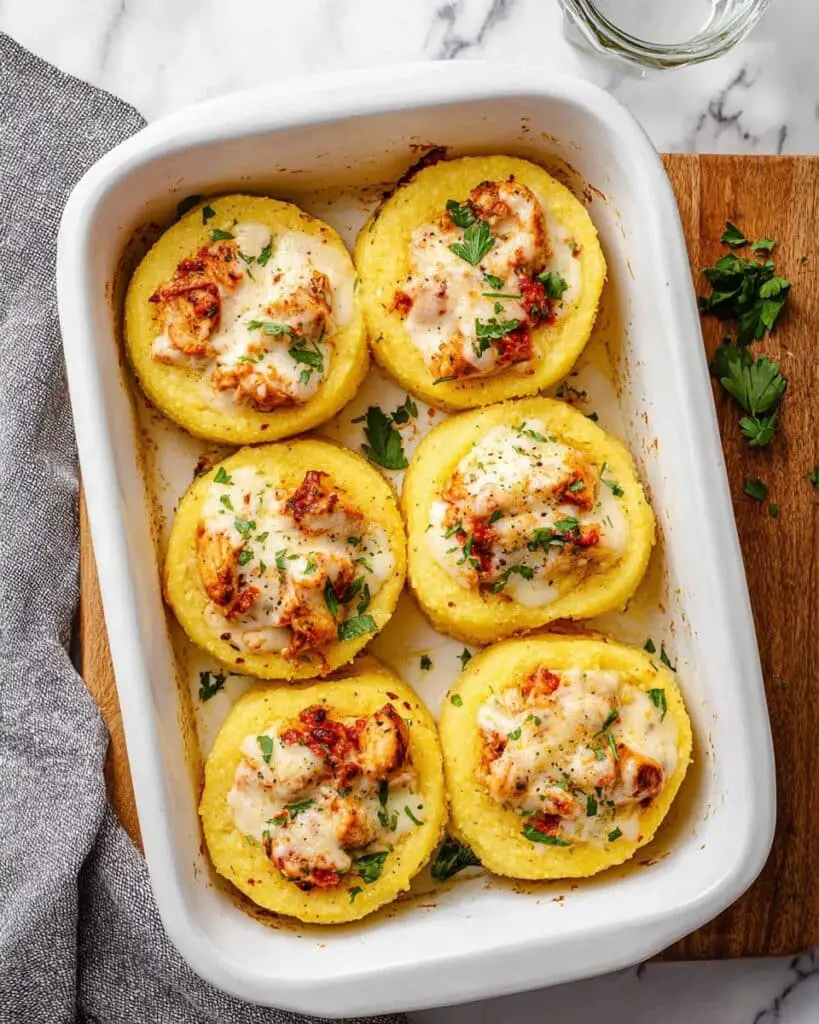 Chicken and Mashed Potato Nests with Savory Chicken Filling Recipe