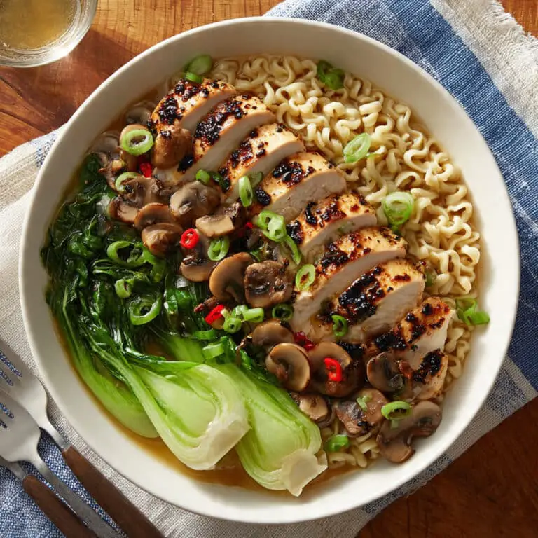 Soy-Glazed Cod with Bok Choy and Shiitake Mushrooms Recipe