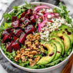 Roasted Beet & Arugula Salad with Feta and Walnuts Recipe