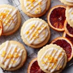 Orange Shortbread Cookies with Bright Citrus Glaze Recipe