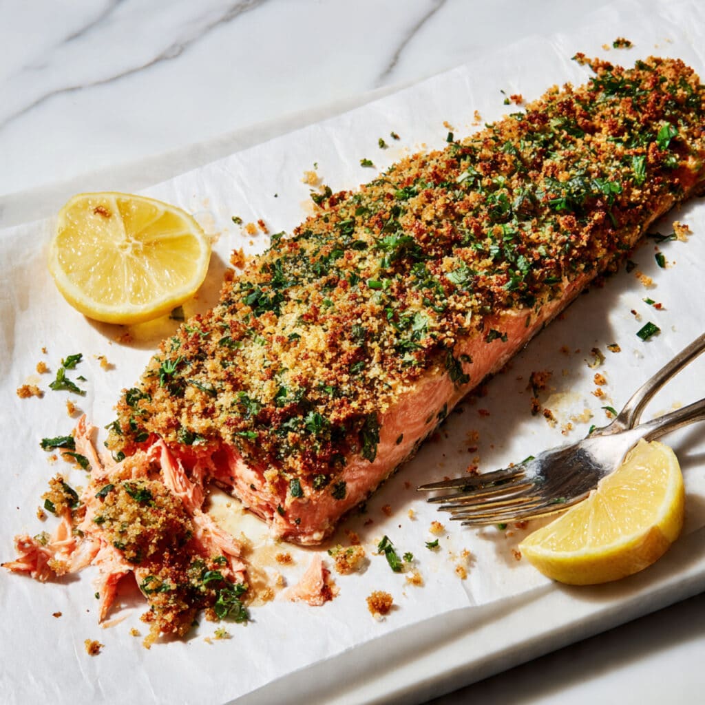Parmesan Crusted Salmon Recipe