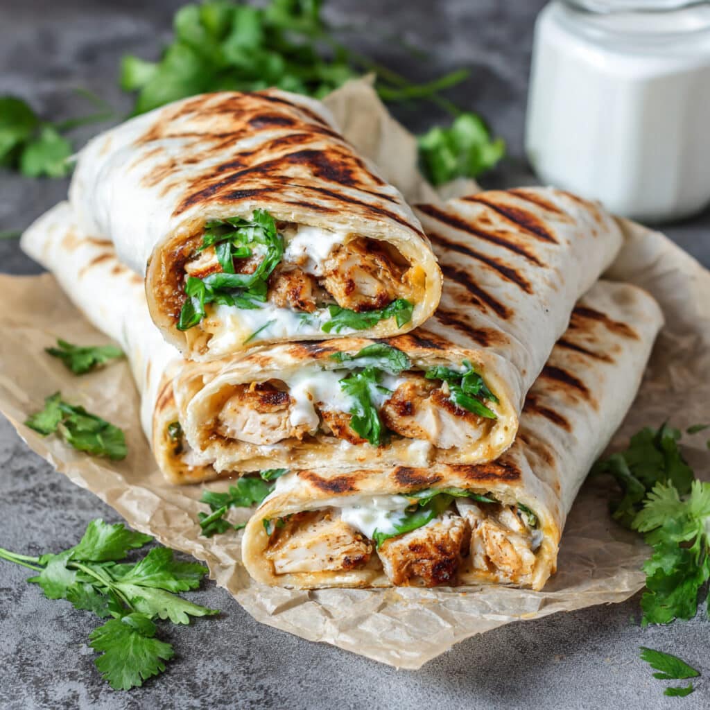 Chicken Ranch Wraps Recipe