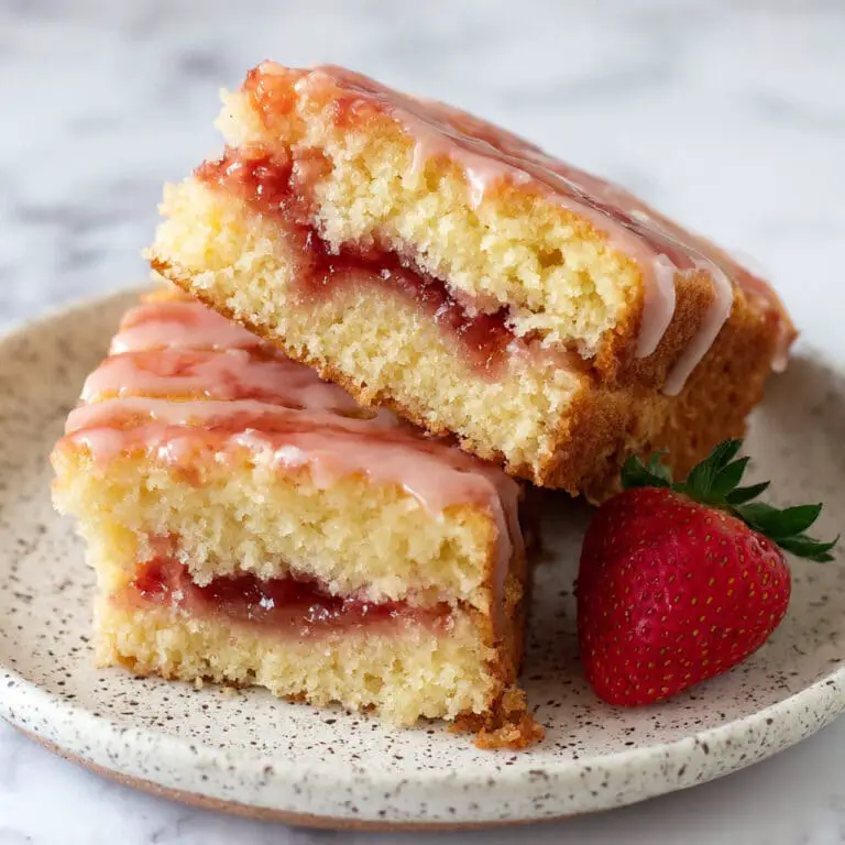 Sweet Raspberry Jam Focaccia with Powdered Sugar Glaze Recipe