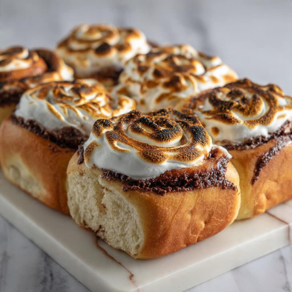 S’mores Cinnamon Rolls Recipe