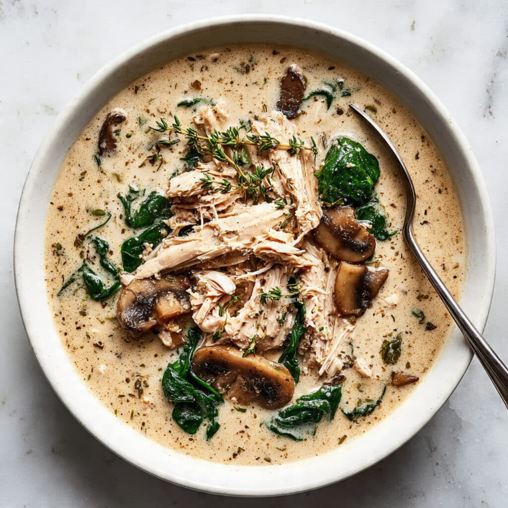 Cozy Rotisserie Chicken Mushroom Soup Recipe