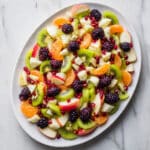 Festive Thanksgiving Fruit Salad with Honey Orange Cinnamon Dressing Recipe