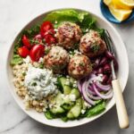 Mediterranean Chicken Meatball Bowls Recipe