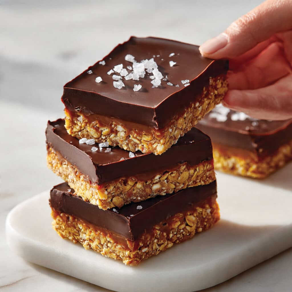 Miso Chocolate Peanut Butter Cornflake Bars Recipe