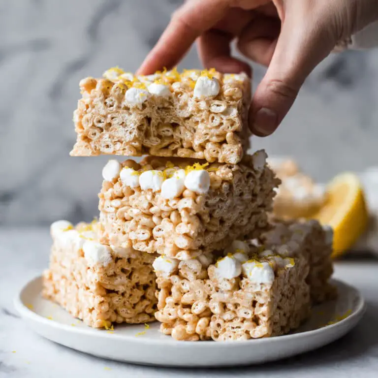 Lemon Rice Krispie Treats Recipe
