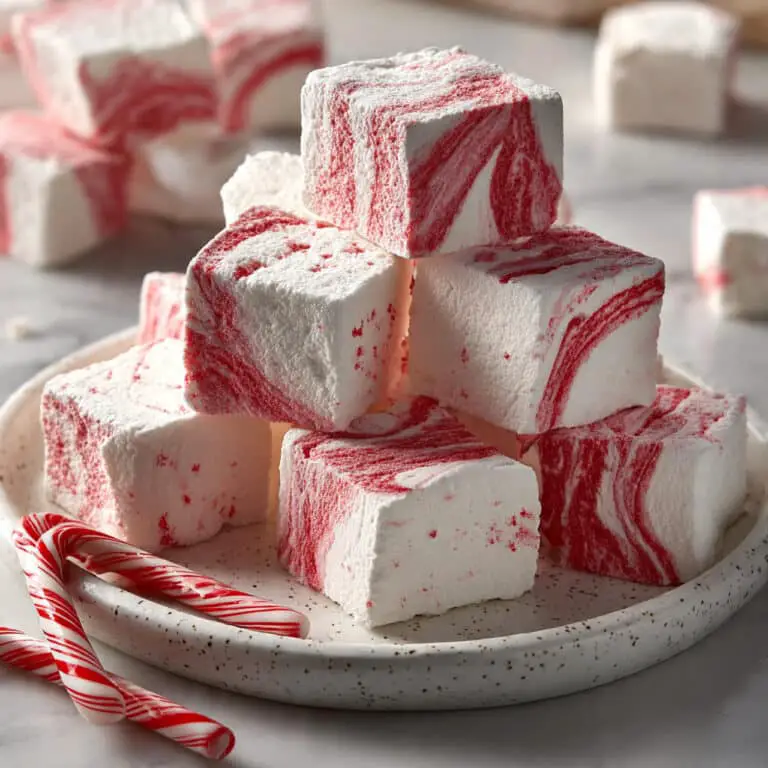 Homemade Peppermint Swirl Marshmallows Recipe