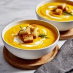Sheet Pan Roasted Pumpkin Cauliflower Soup (Vegan) Recipe