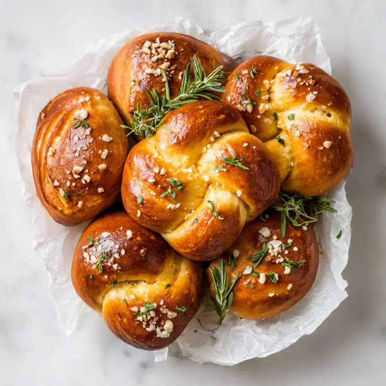 Mozzarella Stuffed Rosemary and Parmesan Soft Pretzels Recipe