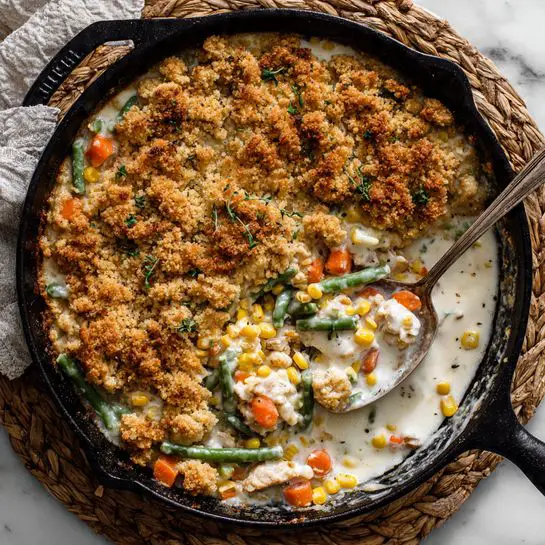 Crustless Chicken Pot Pie Recipe