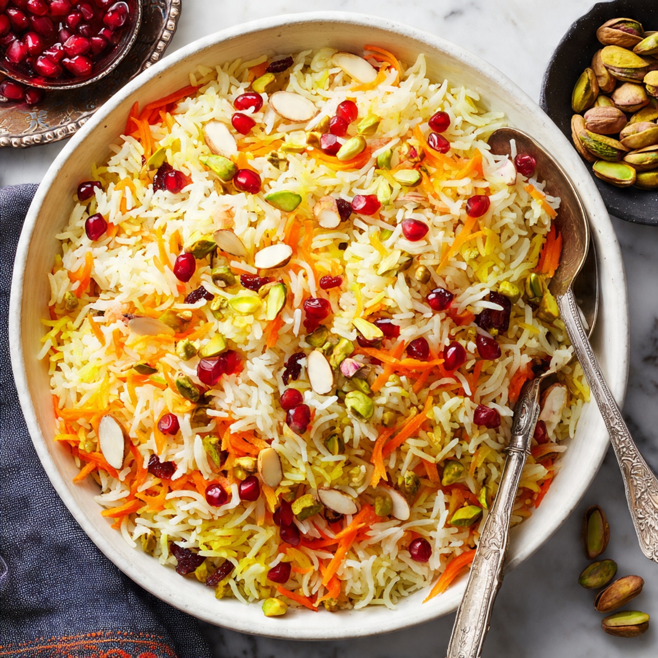 Persian-Style Jeweled Rice: Vibrant & Delicious Persian Dish