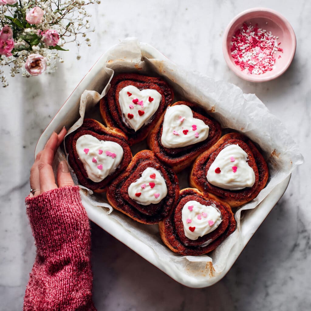 Marry Me Red Velvet Cinnamon Rolls Recipe