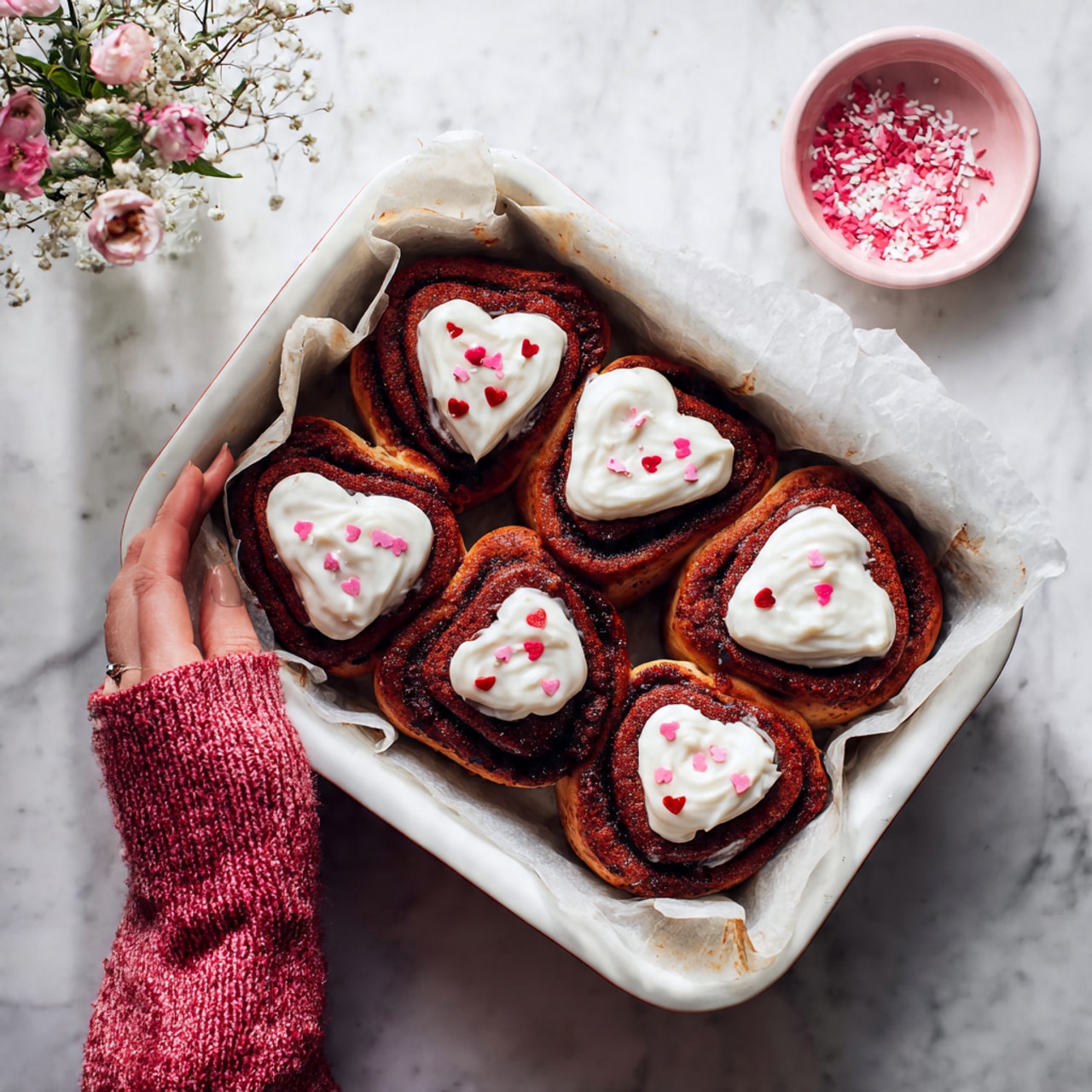 Marry Me Red Velvet Cinnamon Rolls Recipe