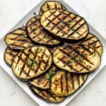 Grilled Garlic Herb Eggplant Recipe