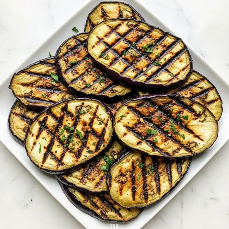 Grilled Garlic Herb Eggplant Recipe