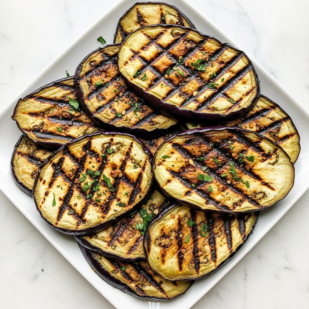 Grilled Garlic Herb Eggplant Recipe