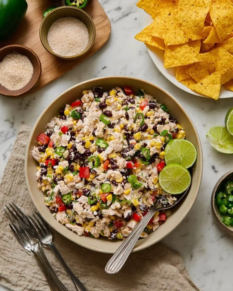 Southwest Chicken Salad with Spicy Ranch Dressing Recipe