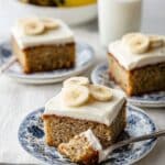 Banana Cake with Cream Cheese Frosting Recipe