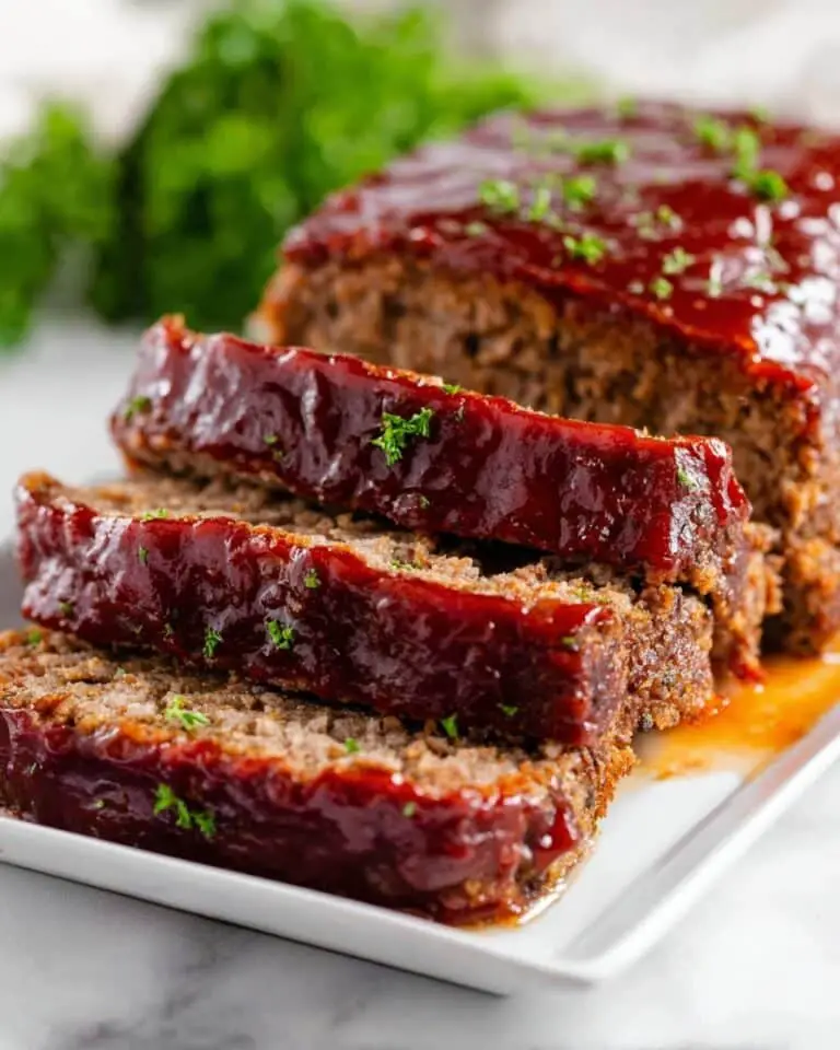 Momma’s Classic Meatloaf with Sweet Glaze Recipe