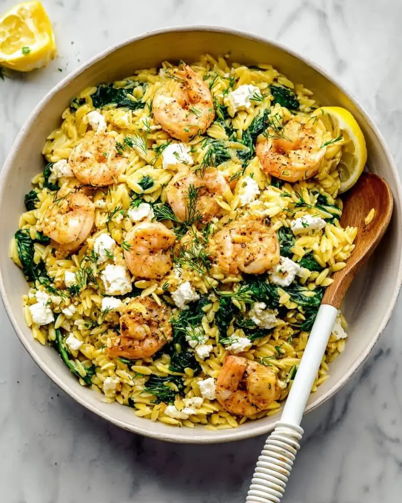 Lemon Shrimp Orzo Recipe