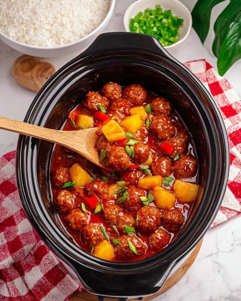 Crockpot Hawaiian Meatballs Recipe