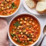 Italian Chickpea Soup (Minestra di Ceci) Recipe