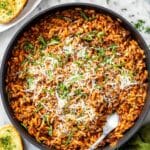 Ground Beef and Orzo One-Pot Recipe