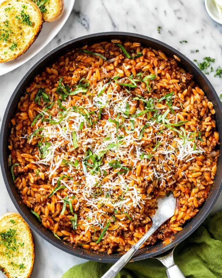 Ground Beef and Orzo One-Pot Recipe
