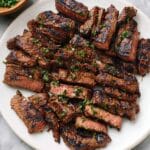 Charred and Juicy Marinated Skirt Steak Recipe