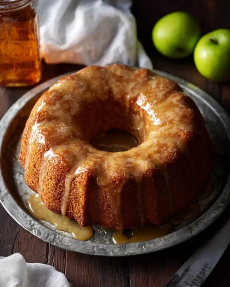 Apple Bundt Cake with Caramel Glaze Recipe