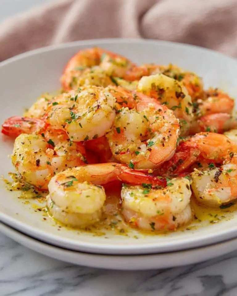 Garlic Parmesan Roasted Shrimp Recipe