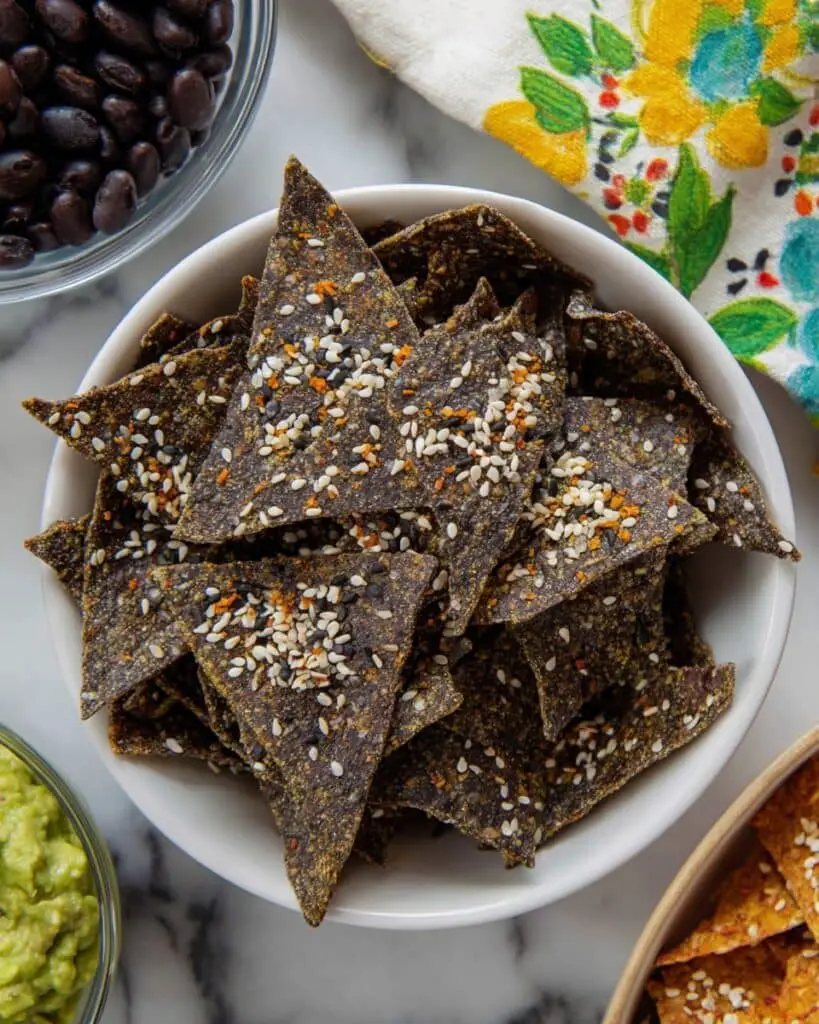 Black Bean Chips (3 Ingredients, High Protein) Recipe