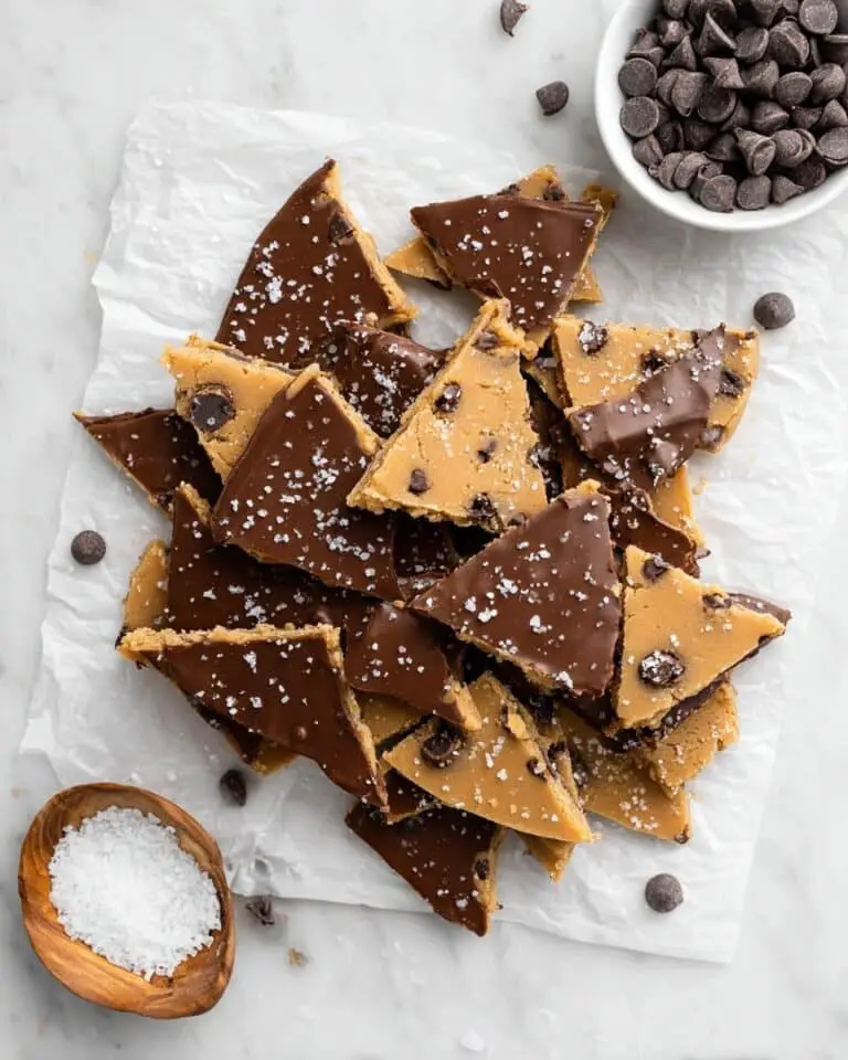 Healthy Cookie Dough Bark Recipe